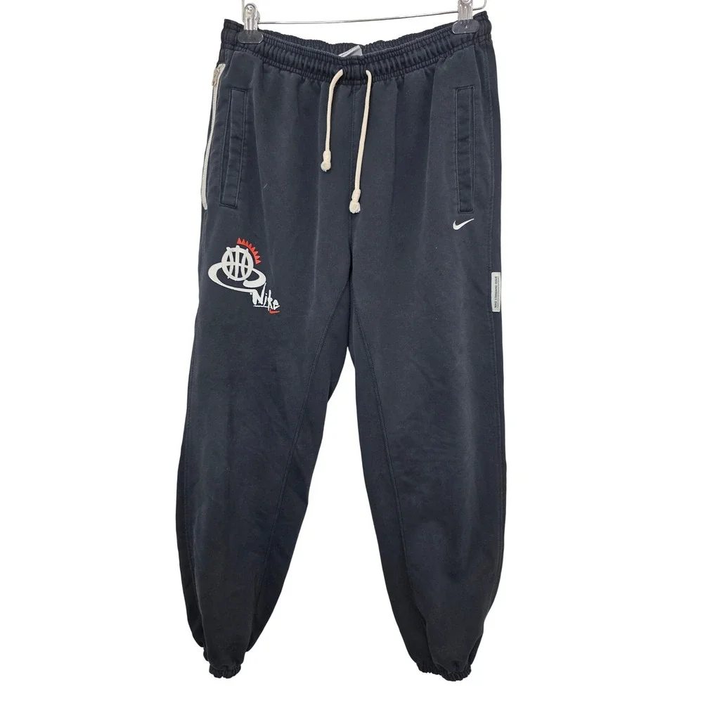 Nike Standard Issue Basketball Sweatpants Men Large Black Dri-FIT Joggers Casual
